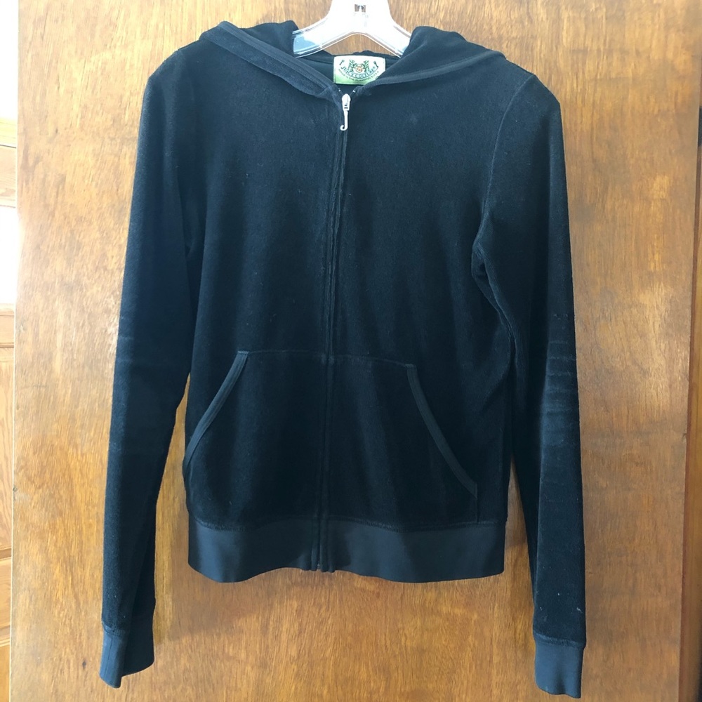 Juicy Couture Black Zip-up